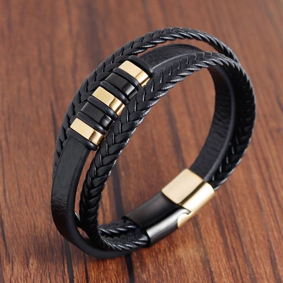 2/$35 💗 Real Leather Bracelet - Picture 4 of 9